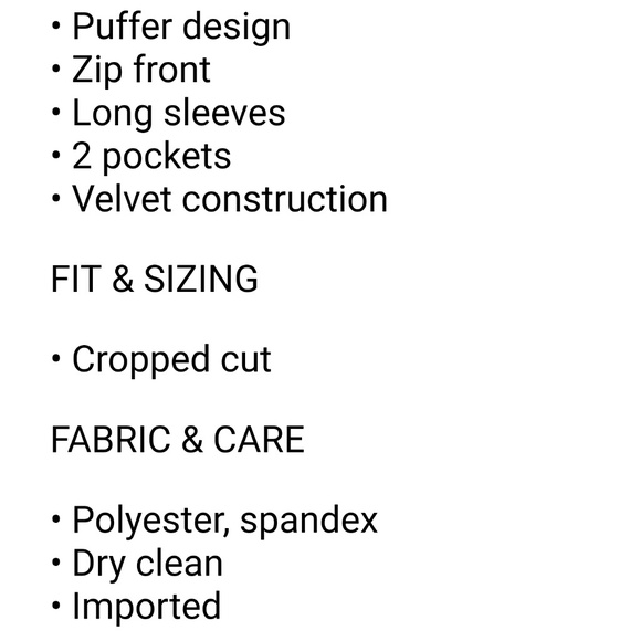 NWT/BNIB Lauren Conrad White Velvet Puffer - Picture 5 of 8